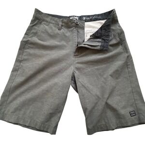 Billabong Crossfire Submersibles Mens 31 Charcoal Grey Hybrid Shorts